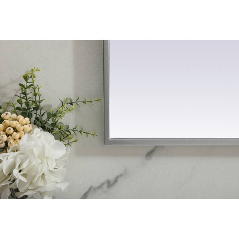 Indigo Home Metal Frame Arch Mirror 36x34 Inch