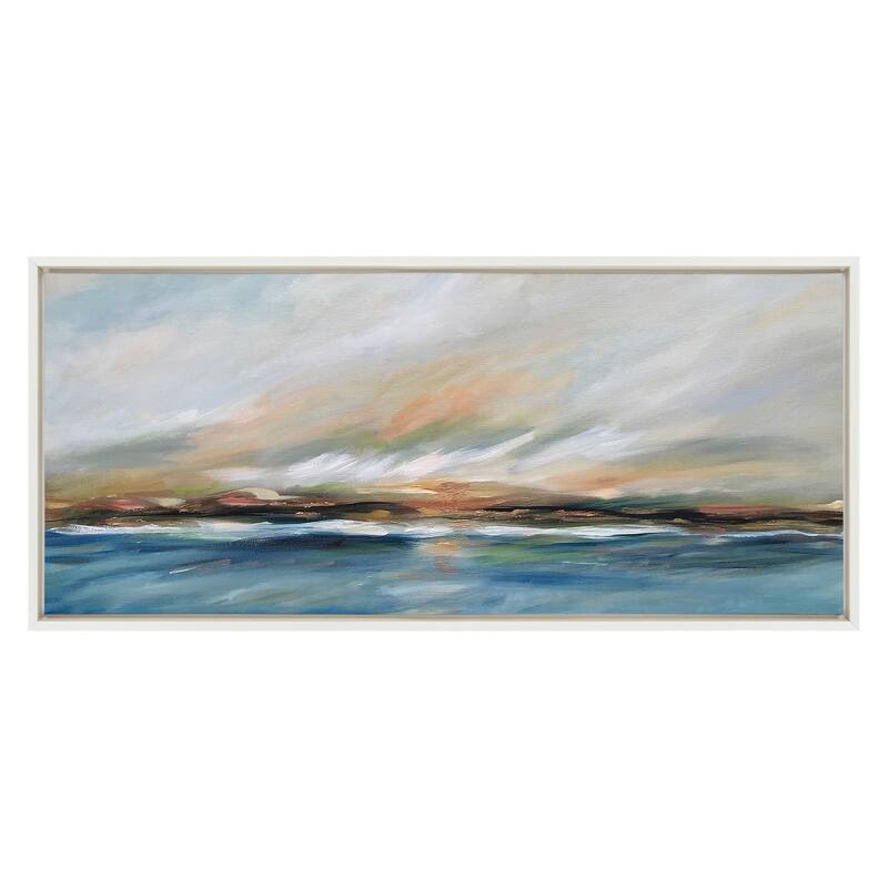 Kate and Laurel Sylvie Sunday Morning Framed Canvas by Mary Sparrow