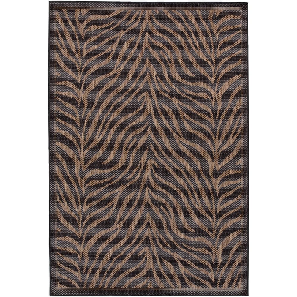 Dream Decor Rugs Pergola Cape Black Brown Indoor Outdoor Area Rug