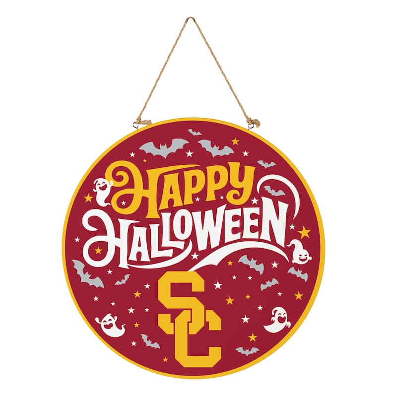 University of Southern California 18" x 18" Halloween Door Décor Wall Sign
