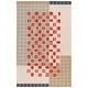 preview thumbnail 16 of 29, SAFAVIEH Handmade Genre Conja Mid-Century Modern Wool Rug 4' x 6' - Grey/Red