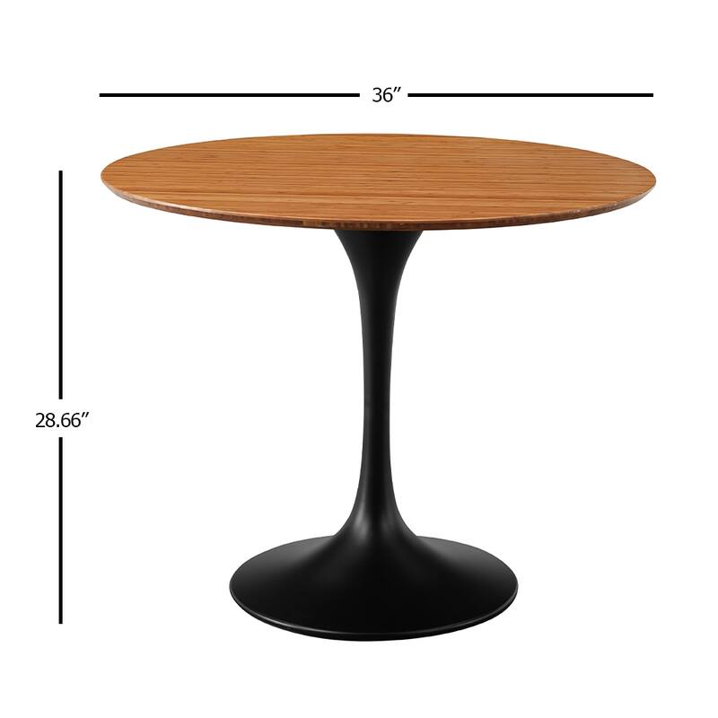 Cade 36" Round Table in Amber