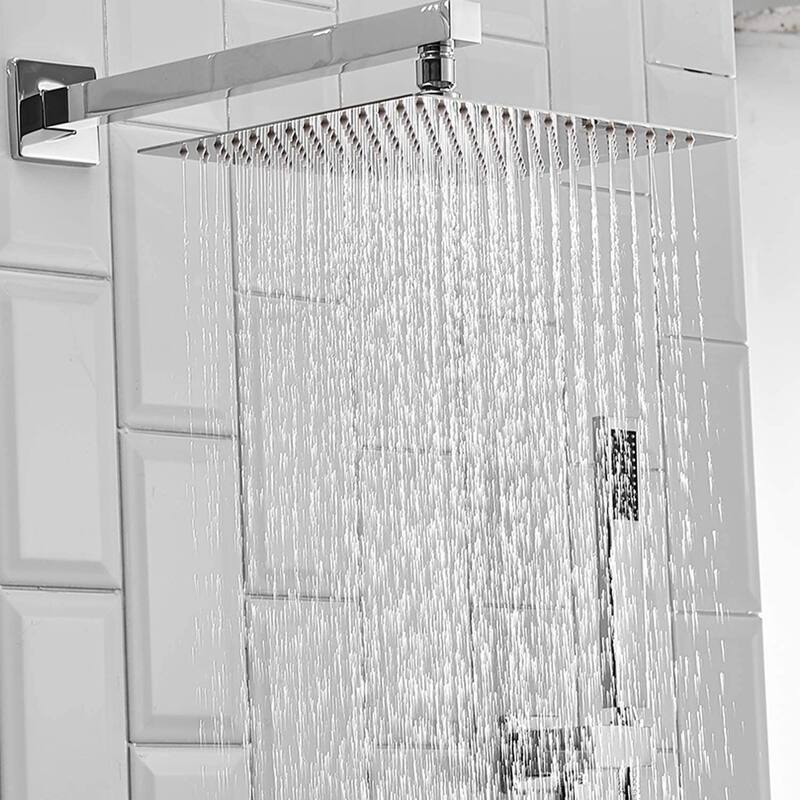 10" Square Bathroom Shower Combo Set - 19.09"D x 14.96"H x 13.98"W