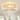 20" Gold Glass Crystal Ceiling Fan with Light Flush Mount Ceiling Fan with Light Remote Control with 6 Speeds - 4-Light