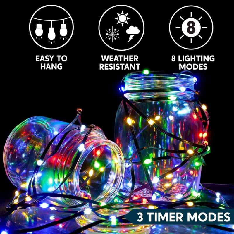 198 FT Multicolor LED Christmas Lights