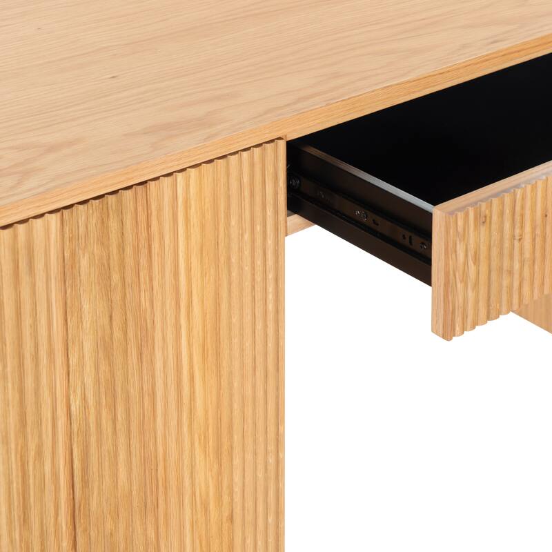 SAFAVIEH Couture Kristy Fluted Wood Desk