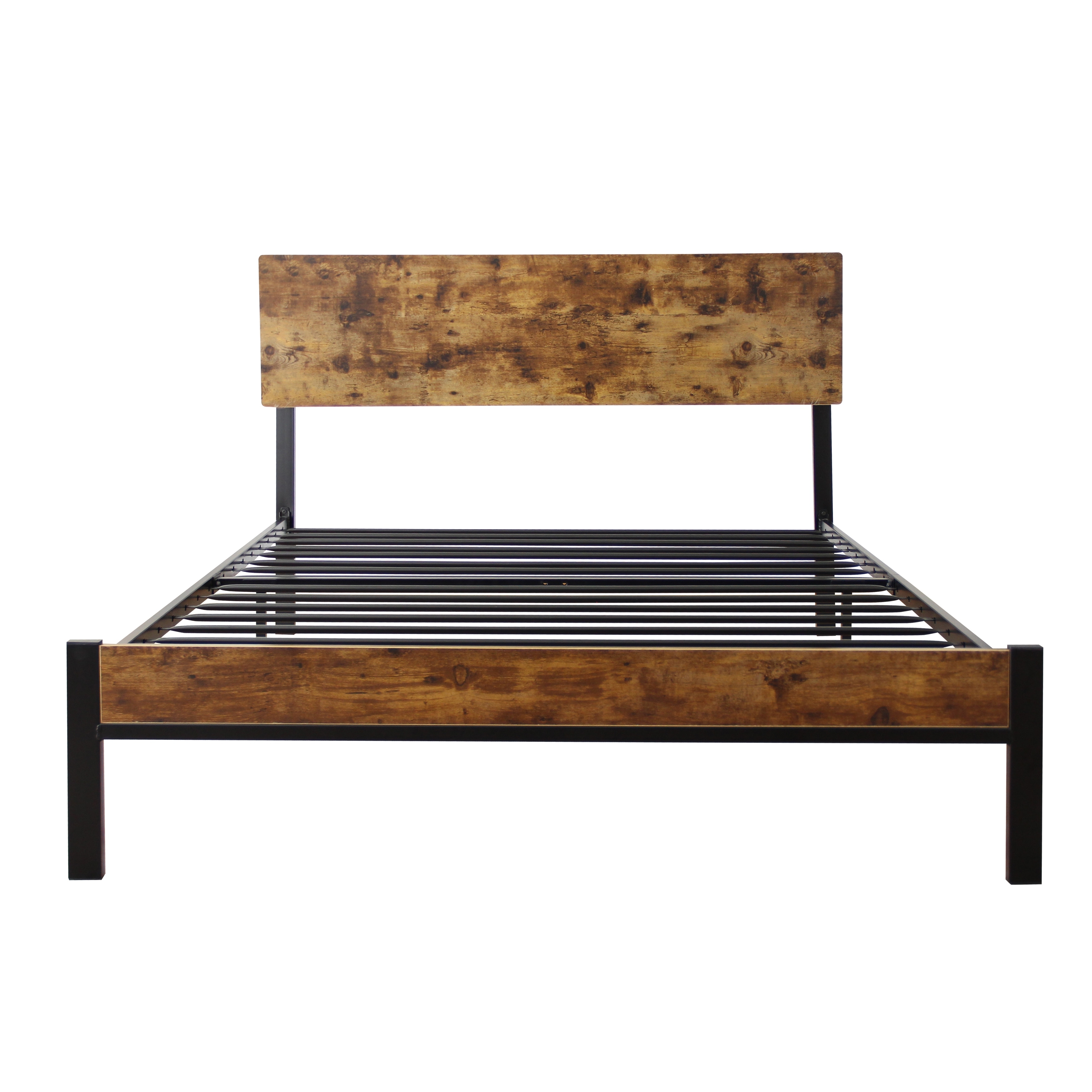 Twin Metal Bed Sturdy System Metal Bed Frame, Modern Style