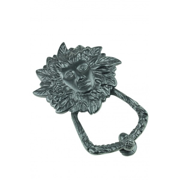 Door Knocker Black Cast Iron Warrior Woman 7 3/8 H x 5 W | Renovator's Supply