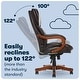 preview thumbnail 75 of 75, Serta Conway Big and Tall Executive Office Chair with Wood Accents