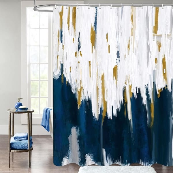 Shower Curtain, Graffiti Ombre Fabric for Modern Abstract