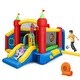 preview thumbnail 1 of 8, Gymax Kids Inflatable Bounce House Play Slide Jumping Castle Ball Pit Kids