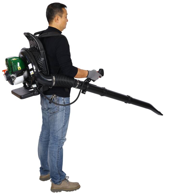 4-Stroke Backpack Leaf Blower, GAS 37.7cc,1.5HP 580CFM, Super light Weight 16.5lbs