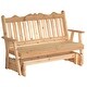 preview thumbnail 13 of 16, Pine 6' Royal English Glider Unfinished