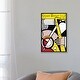 preview thumbnail 3 of 13, iCanvas "Aspen Winter Jazz, 1967" by Roy Lichtenstein Framed