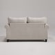 preview thumbnail 8 of 11, Morden Fort Chenille Fabric Loveseat with Rolled Arm and Nailhead Trim