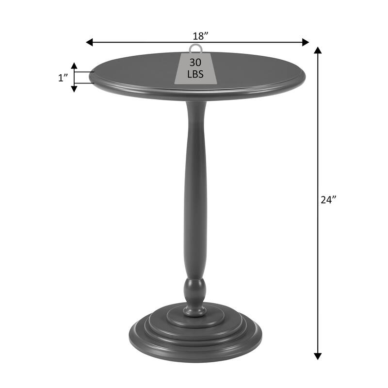 Convenience Concepts Classic Accents Amelia Spindle Table