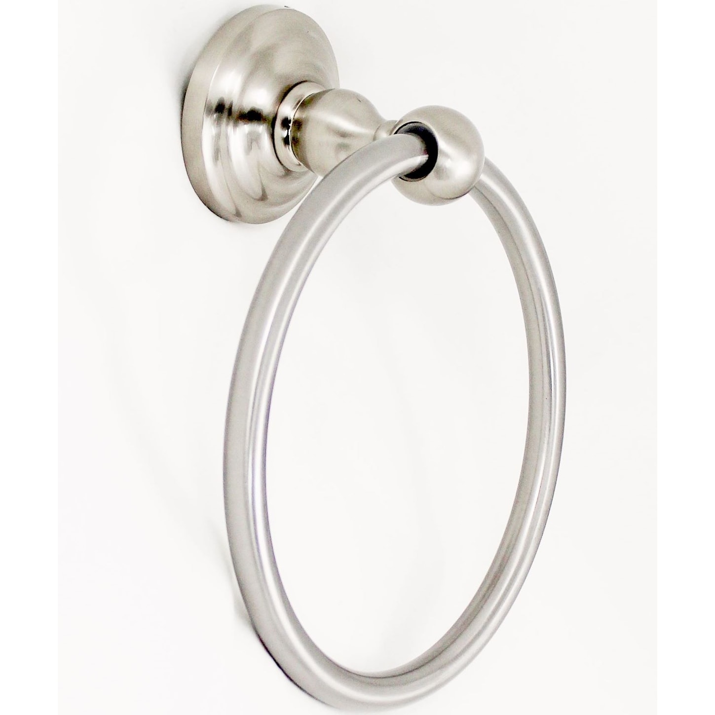 Kelton Towel Ring in Satin Nickel