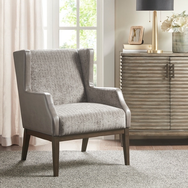 Madison Park Benjamin Cream/ Taupe Accent Chair. Opens flyout.