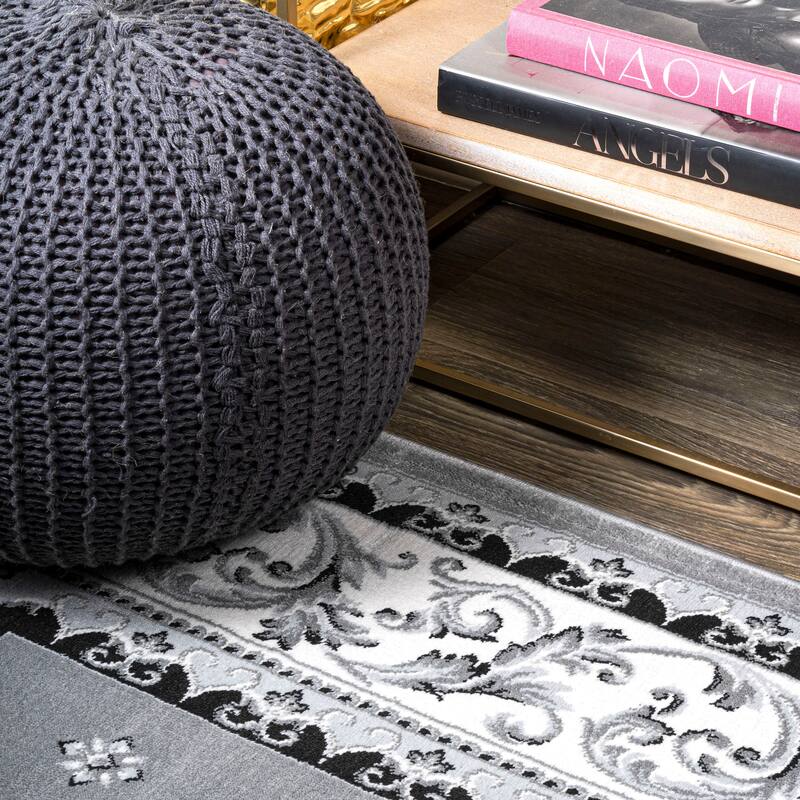 JONATHAN Y Marrakesh French Border Area Rug