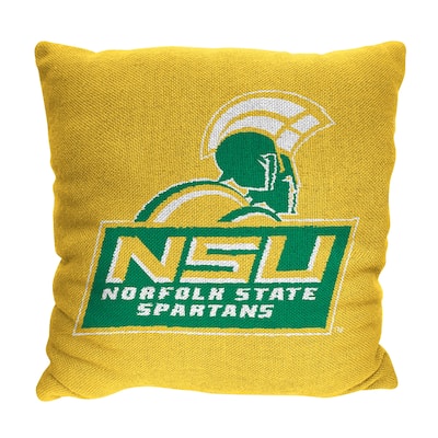 NCAA Norfolk State Spartans Homage 20 Inch Jaquard Pillow