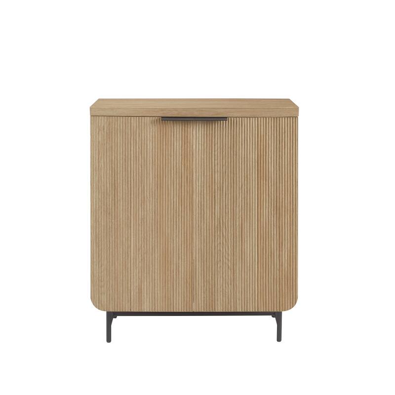 Middlebrook Modern Fluted-Door Storage Console