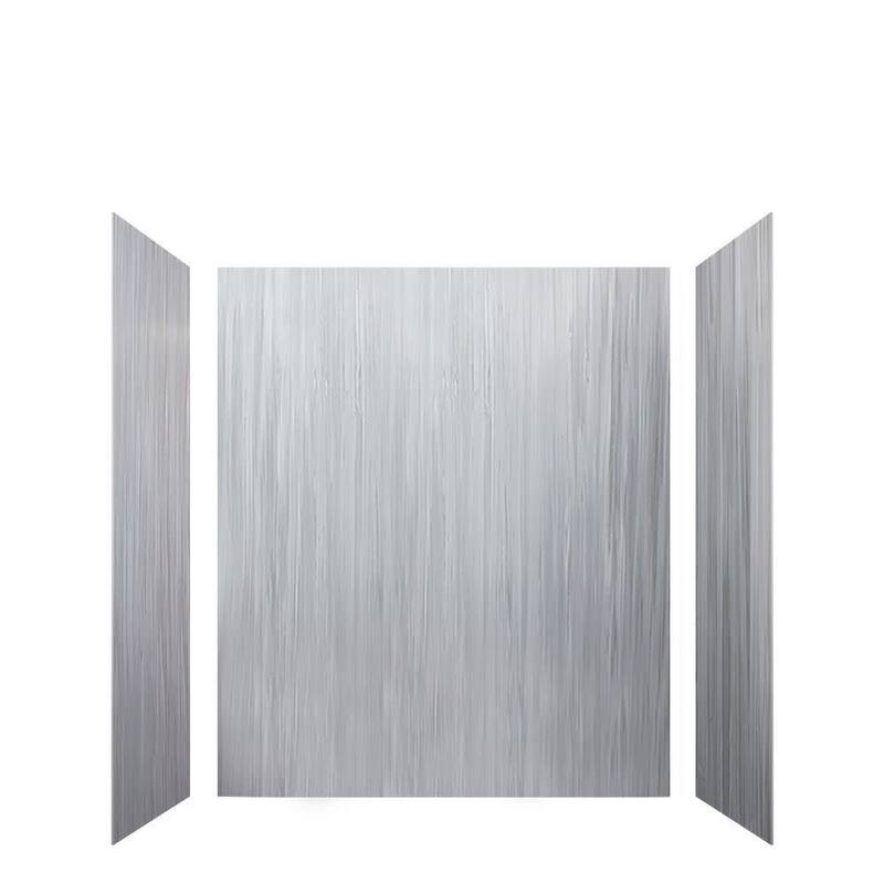 Transolid LWK603672 Lusso 72" H x 60" W x 36" D Three Wall Alcove