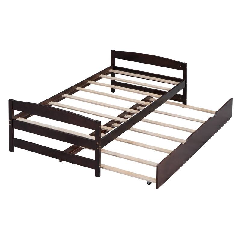 Platform Bed with Trundle