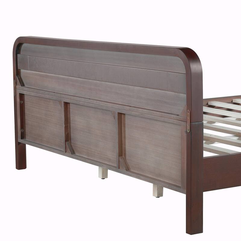 Pine Solid Wood Bed, Sturdy and Stable, No Box Spring Needed