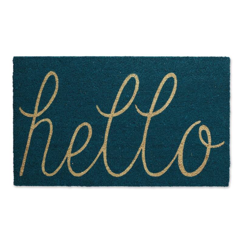 DII Yellow Hello Doormat