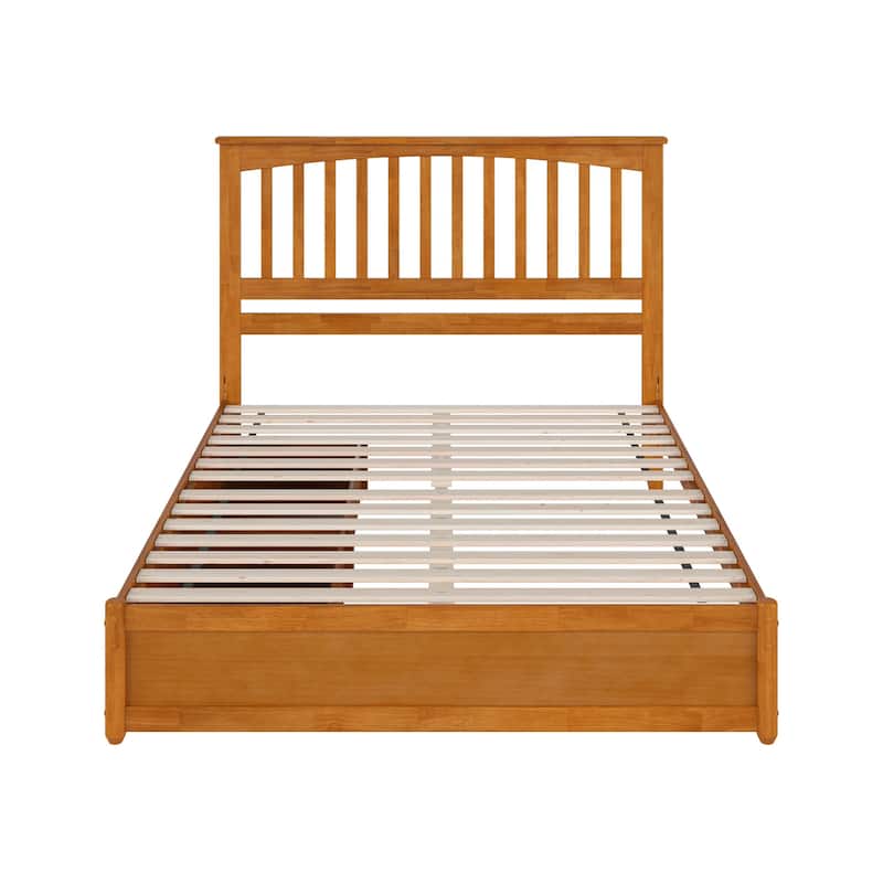 Everett Platform Bed with Panel Footboard and Storage Drawers