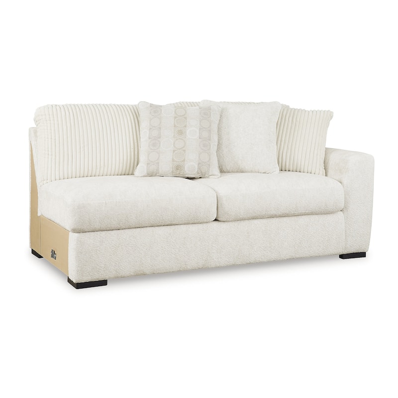 Signature Design by Ashley Chessington Ivory 4-Piece Sectional with Chaise - 152"W x 106"D x 40"H
