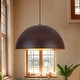 preview thumbnail 40 of 200, Industrial Oversized Metal Dome Pendant Light - Modern Farmhouse