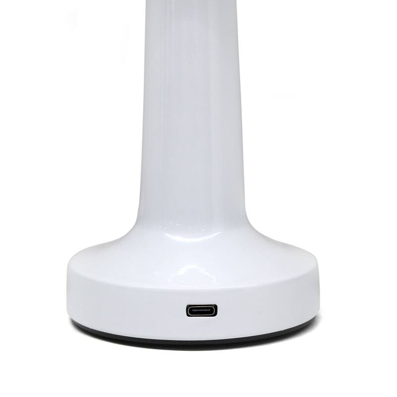 LED Saucer Mini Touch Sensor Desk Lamp - 8.5" - White
