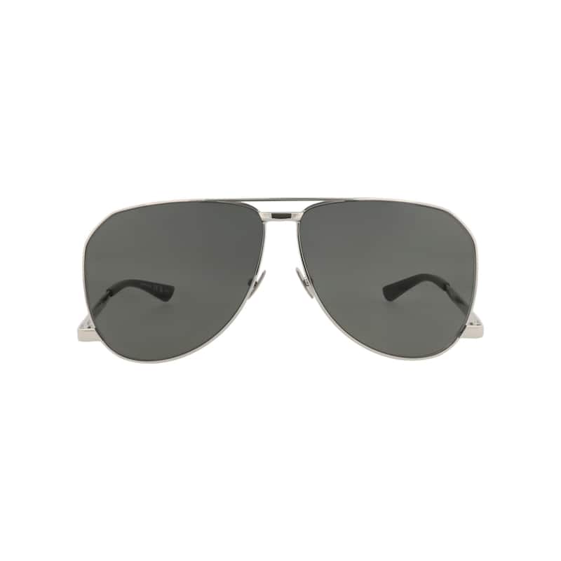 Saint Laurent Aviator-Frame Metal Sunglasses