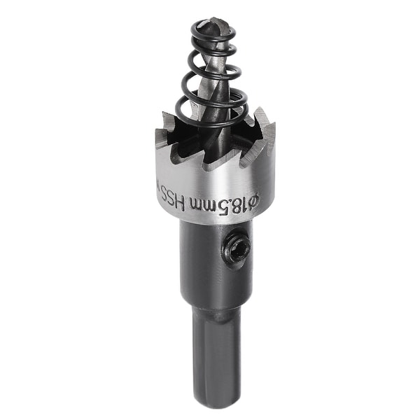 18.5mm HSS Drill Bit Hole Saw Cutter for Metal Alloy Wood