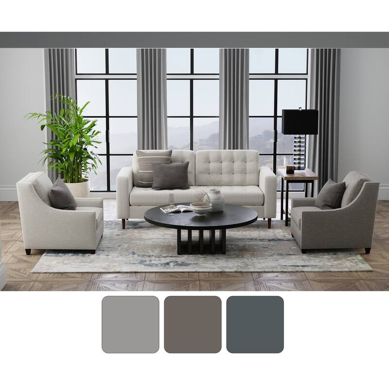 Grand Bazaar Maddon Machine Made Abstract Modern Area Rug