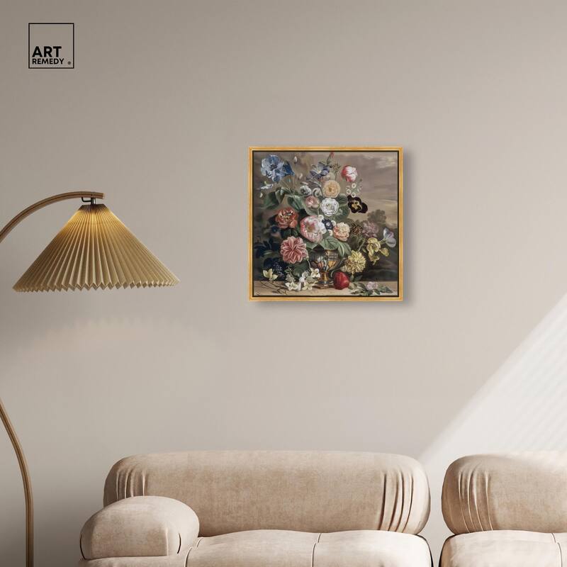 Classical Dream Vase II Canvas by Art Remedy