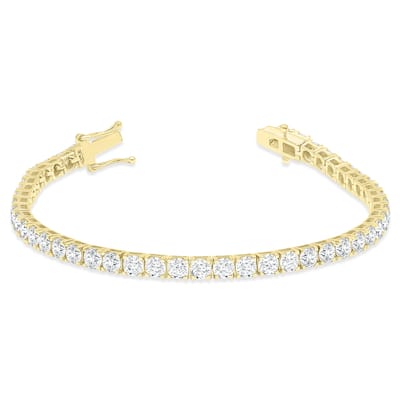 Marquee 10 Carat TW Diamond Tennis Bracelet in 14K Yellow Gold