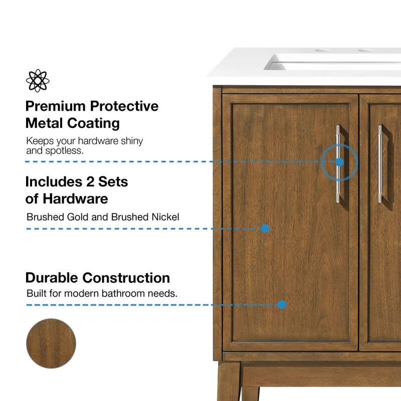 Ove Decors KIRA-60 Kira 60" Free Standing Double Basin Vanity Set with