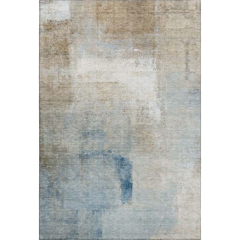 Premium Washable Super Soft Brushstrokes Abstract Mayfield Rug