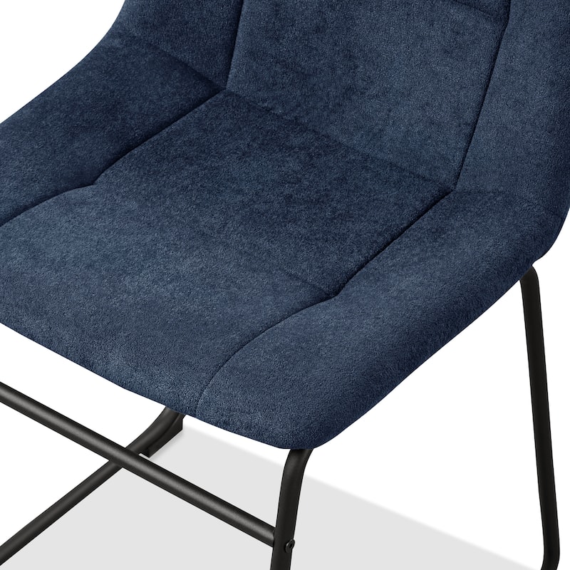 Furniture of America Eamon Modern Chenille Padded Dining Chairs (Set of 2)