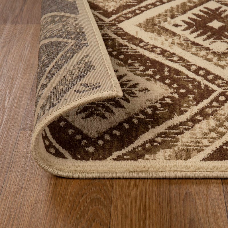 Superior Farmhouse Southwestern Power-Loomed Indoor Area Rug