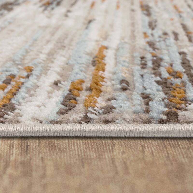 Mohawk Home Urban Abstract Stripe Woven Area Rug