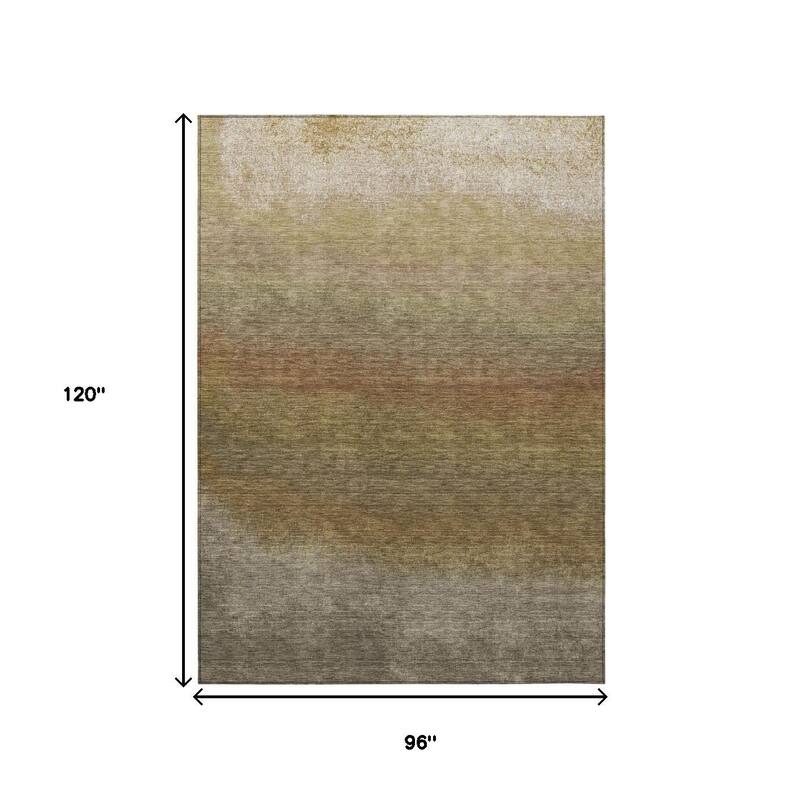 HomeRoots Ombre Transitional Rectangle Outdoor Rug