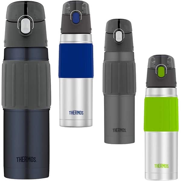 Shop Thermos 18 Oz Vacuum Insulated Stainless Steel Hydration Water Bottle 18 Oz Overstock 19836492