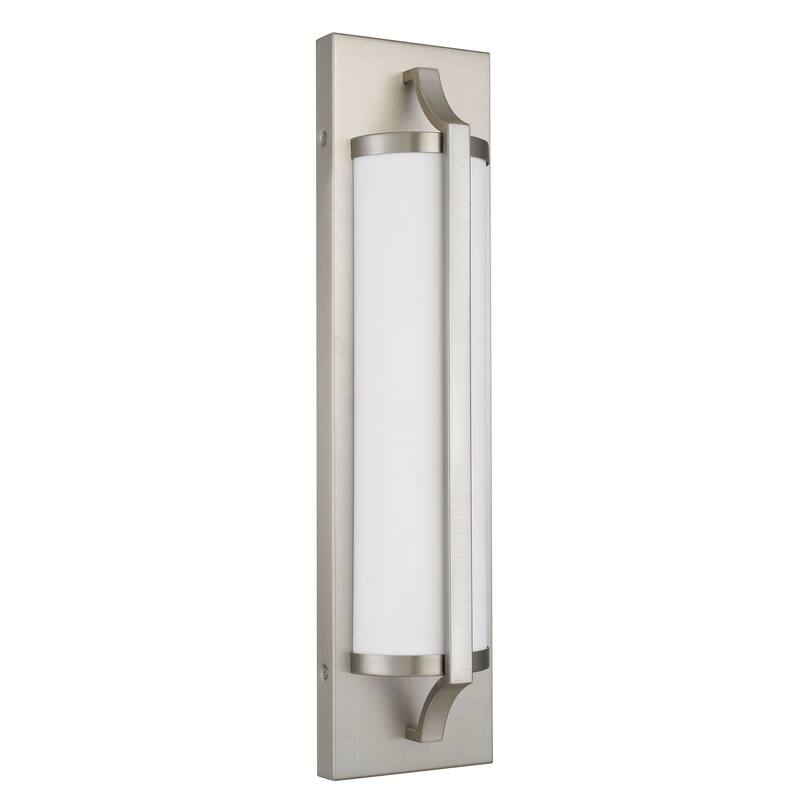 18-Inches Brushed Nickel Integrated LED Modern Contemporary Bathroom Vanity Light Bar - Brushed Nickel