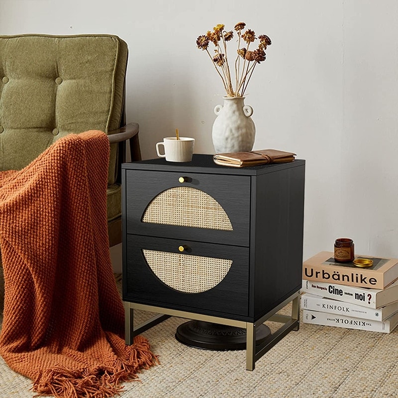 Maya art deco bedside clearance table