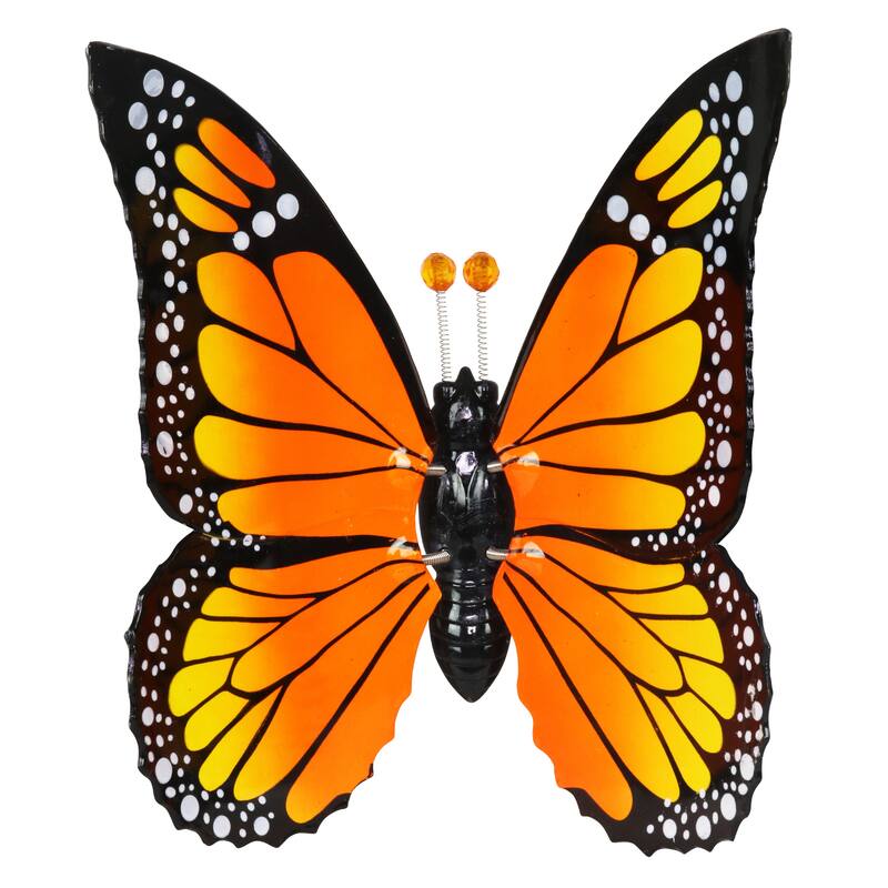 Exhart 2pk Large WindyWings Butterfly Stakes, 11 inch wingspan