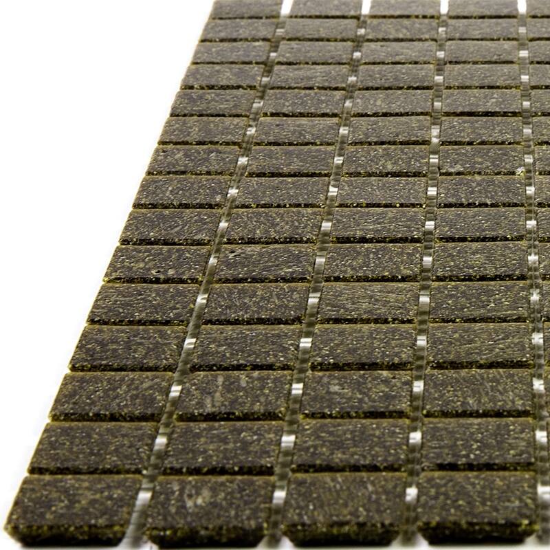 Apollo tile 12" x 12" Dune Glossy Peanut Brown Glass Tile (20 sq ft/case) - 20 Pack