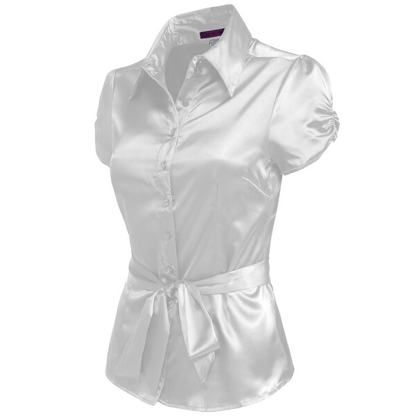 women's satin blouses